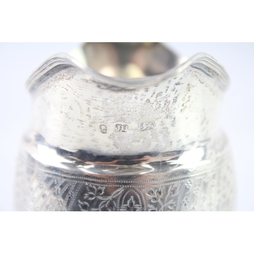 331 - Antique Georgian Hallmarked .925 Sterling Silver Cream Jug (104g)