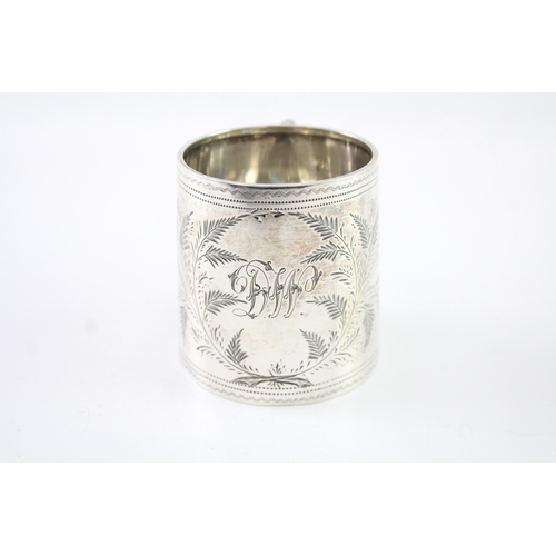 344 - Antique Hallmarked 1912 Birmingham Sterling Silver Christening Cup (59g)