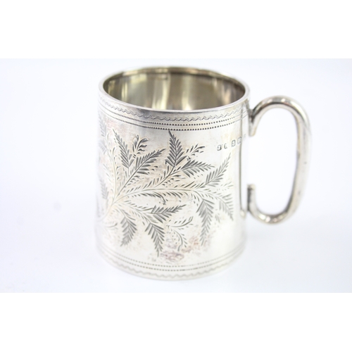 344 - Antique Hallmarked 1912 Birmingham Sterling Silver Christening Cup (59g)