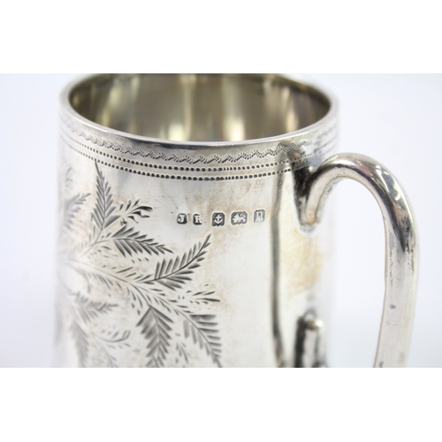 344 - Antique Hallmarked 1912 Birmingham Sterling Silver Christening Cup (59g)