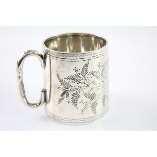 344 - Antique Hallmarked 1912 Birmingham Sterling Silver Christening Cup (59g)