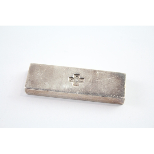 352 - .999 Fine Silver Hallmarked 2000 Birmingham Ingot / Bar (32.5g)