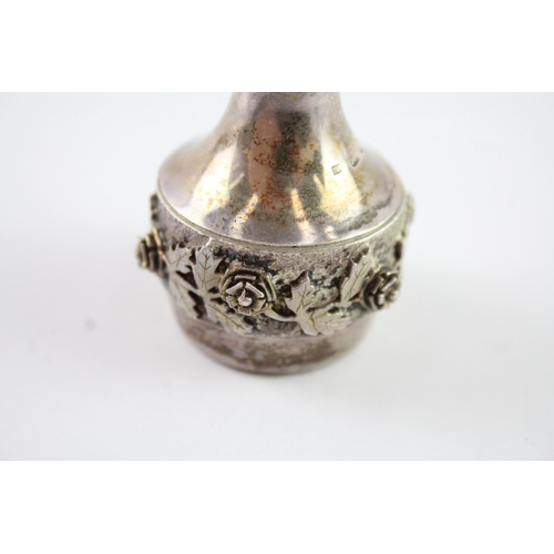 361 - Vintage Hallmarked 1978 London Sterling Silver Scent / Perfume Bottle (74g)