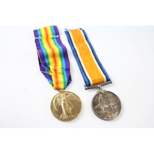 378 - WW1 Medal Pair S-17140 Pte J. Christie, Gordons x 2