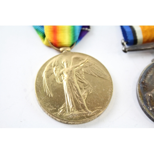 378 - WW1 Medal Pair S-17140 Pte J. Christie, Gordons x 2