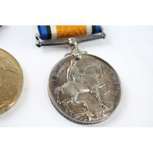 378 - WW1 Medal Pair S-17140 Pte J. Christie, Gordons x 2