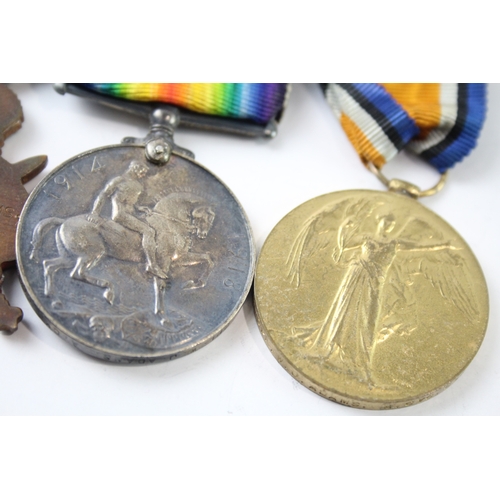 382 - WW1 1914-15 Star Medal Trio 2336 Cpl-Sgt W.J Adams Army Cyclist Corps x 3