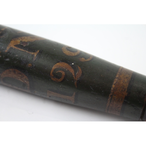 390 - Antique William IV Painted Police Truncheon