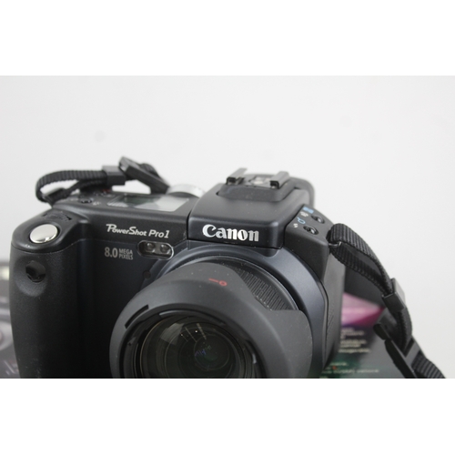 430 - Canon Powershot Pro 1 Digital Bridge Camera Working w/ Canon 7x Optical Zoom