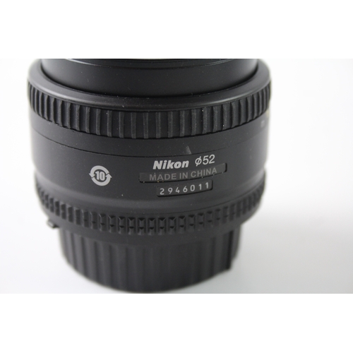 436 - Nikon AF Nikkor 50mm F/1.8D Vintage Autofocus Camera Lens Working