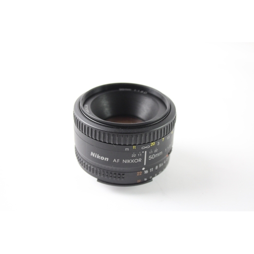 438 - Nikon AF Nikkor 50mm F/1.8D Vintage Autofocus Camera Lens Working