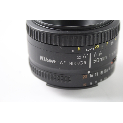 438 - Nikon AF Nikkor 50mm F/1.8D Vintage Autofocus Camera Lens Working