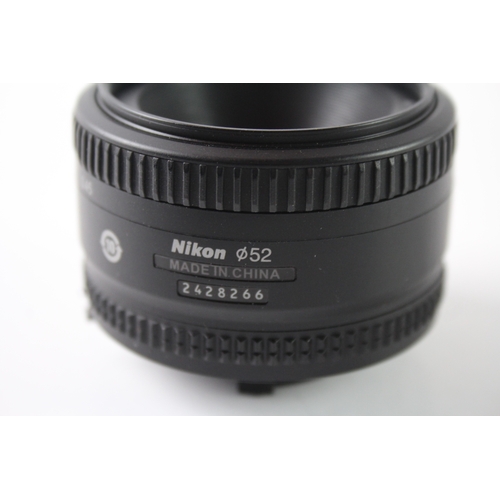 438 - Nikon AF Nikkor 50mm F/1.8D Vintage Autofocus Camera Lens Working