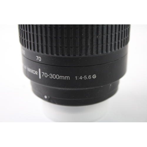 440 - Nikon AFS Nikkor 70-300mm F/4-5.6 Vintage Autofocus Camera Lens Working