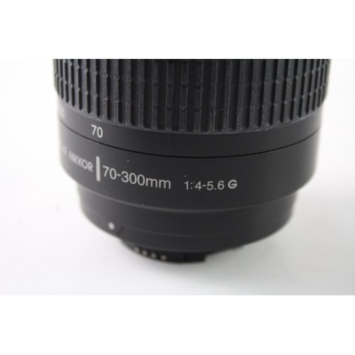 443 - Nikon AF Nikkor 70-300mm F/4-5.6 Vintage Autofocus Camera Lens Working