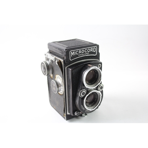 446 - MPP Microcord Medium Format Twin Lens Camera Working w/ 77.5mm Lens