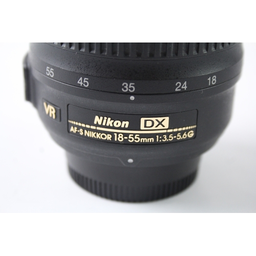 447 - Nikon AFS Nikkor 18-55mm F/3.5-5.6 Vintage Autofocus Camera Lens Working