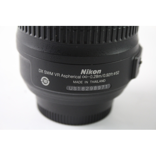 447 - Nikon AFS Nikkor 18-55mm F/3.5-5.6 Vintage Autofocus Camera Lens Working