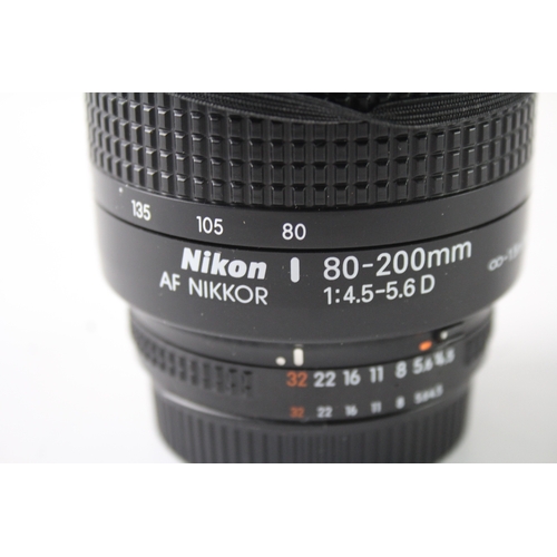 448 - Nikon AF Nikkor 80-200mm F/4.5-5.6 Vintage Autofocus Camera Lens Working