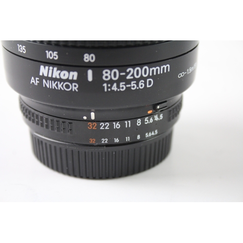 448 - Nikon AF Nikkor 80-200mm F/4.5-5.6 Vintage Autofocus Camera Lens Working