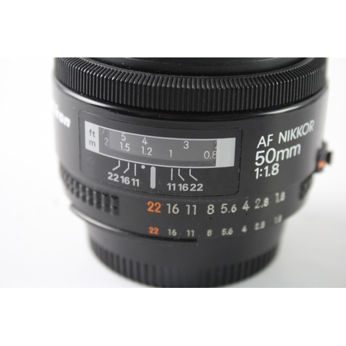 449 - Nikon AF Nikkor 50mm F/1.8 Vintage Autofocus Camera Lens Working