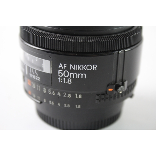 449 - Nikon AF Nikkor 50mm F/1.8 Vintage Autofocus Camera Lens Working