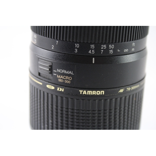 450 - Tamron AF 70-300mm F/4-5.6 Vintage Autofocus Camera Lens Working