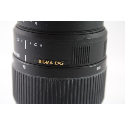 452 - Sigma DG 70-300mm F/4-5.6 Vintage Autofocus Camera Lens Working