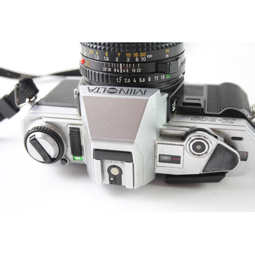 455 - Minolta X-300 Vintage SLR Vintage Film Camera w/ Minolta MD 50mm F/1.7 Lens