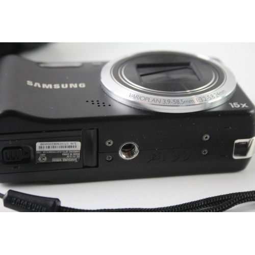 457 - Samsung WB650 Digital Compact Camera Working w/ 15x Optical Zoom Lens