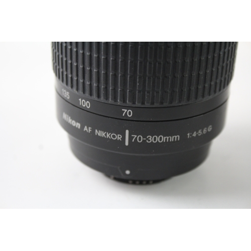 461 - Nikon AF Nikkor 70-300mm F/4-5.6 G Vintage Autofocus Camera Lens Working