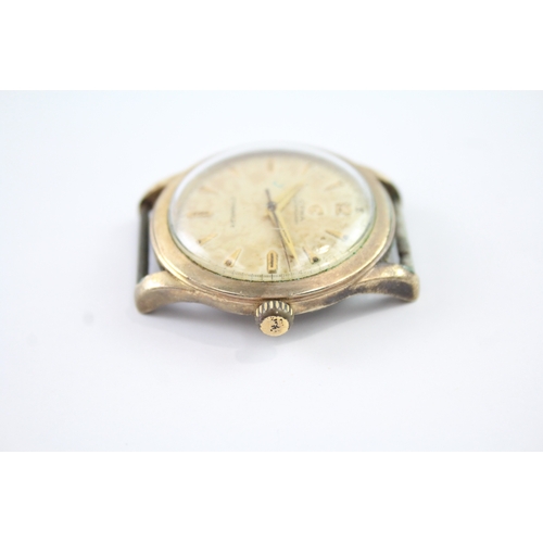 469 - Vintage Cyma 'Cymaflex' Gold Plate Watch Hand Wind WATCH RUNS