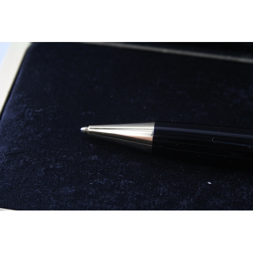 497 - Montblanc Meisterstuck No. 161 Black Cased Ballpoint Pen / Biro WRITING