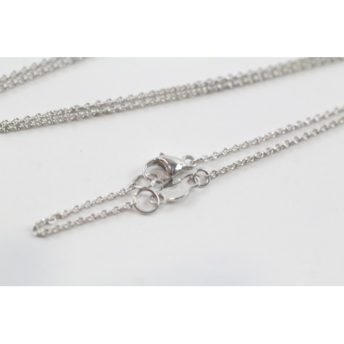 88 - 18ct white gold Georg Jenson necklace (2.5g)