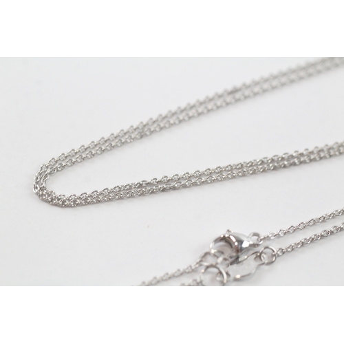 88 - 18ct white gold Georg Jenson necklace (2.5g)