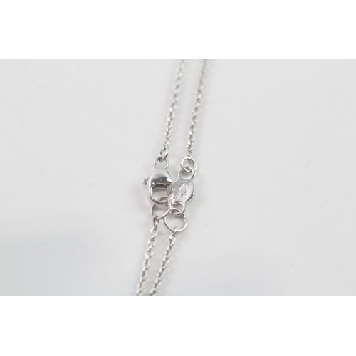 88 - 18ct white gold Georg Jenson necklace (2.5g)