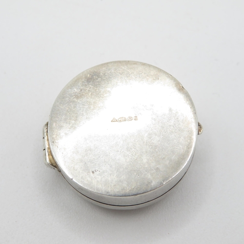 375 - 5 x Antique silver pill boxes