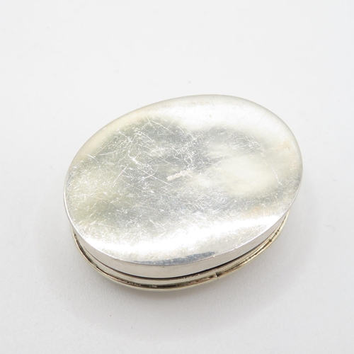 375 - 5 x Antique silver pill boxes