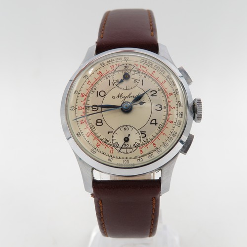 479 - Vintage Mylord Chronograph Watch Hand Wind WATCH RUNS