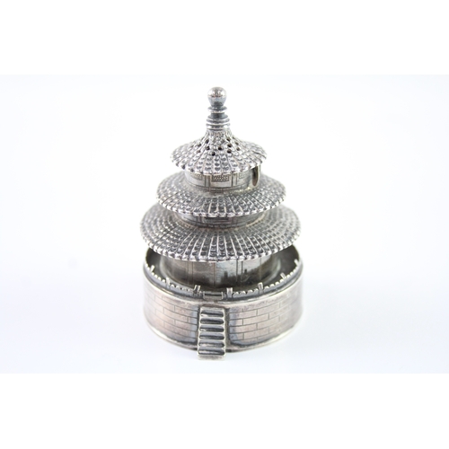 361 - Antique / Vintage Stamped .950 Silver Chinese Novelty Pepperette (45g)