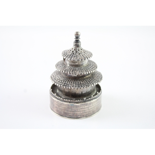 361 - Antique / Vintage Stamped .950 Silver Chinese Novelty Pepperette (45g)