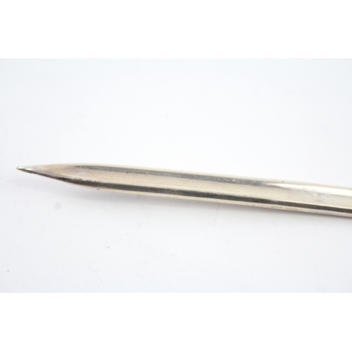 366 - Vintage 1986 Edinburgh Sterling Silver Novelty Meat Skewer Letter Opener (39g)