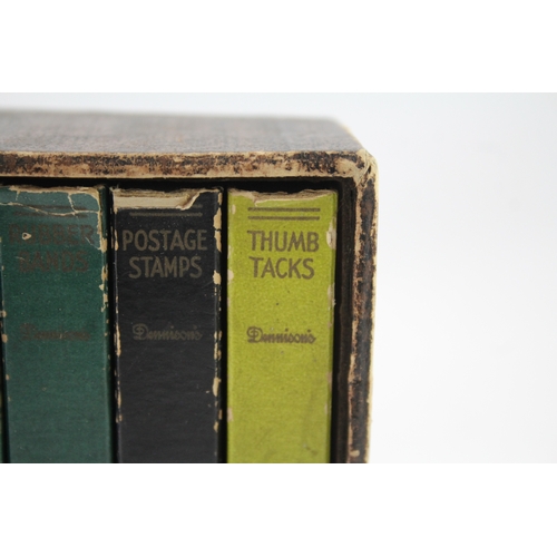 408 - Vintage 1930s Dennisons Novelty Book Shelf Stationery Set