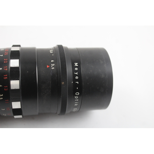 458 - Meyer-Optik Primotar 135mm F/3.5 Manual Focus Camera Lens Working