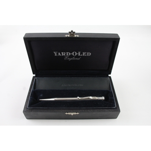 495 - YARD O LED Hallmarked 2000 .925 Sterling Silver Propelling Pencil Boxed (27g)