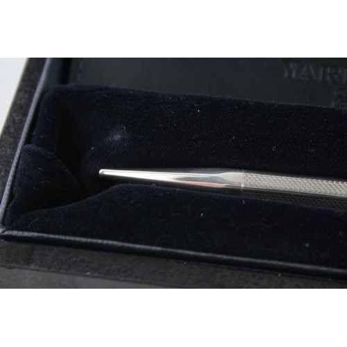 495 - YARD O LED Hallmarked 2000 .925 Sterling Silver Propelling Pencil Boxed (27g)