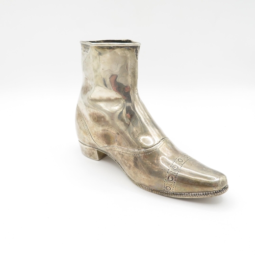 376 - Sterling silver boot (242.2g)