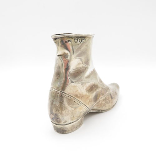 376 - Sterling silver boot (242.2g)