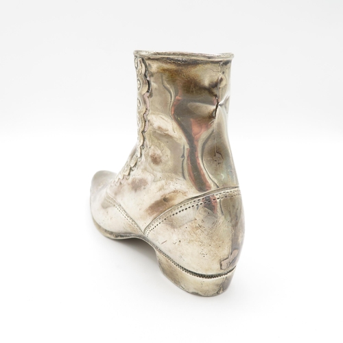 376 - Sterling silver boot (242.2g)