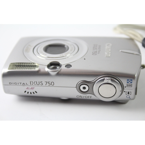 438 - Canon IXUS 750 Digital Compact Camera Working w/ Canon 3x Optical Zoom Lens